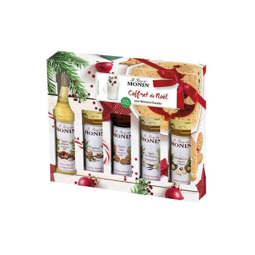 Coffret de Noël, sirops pour boissons chaudes - 5x