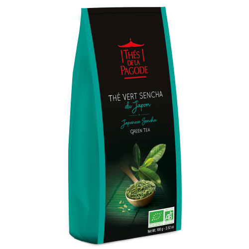 Thé vert sencha du Japon bio 100g