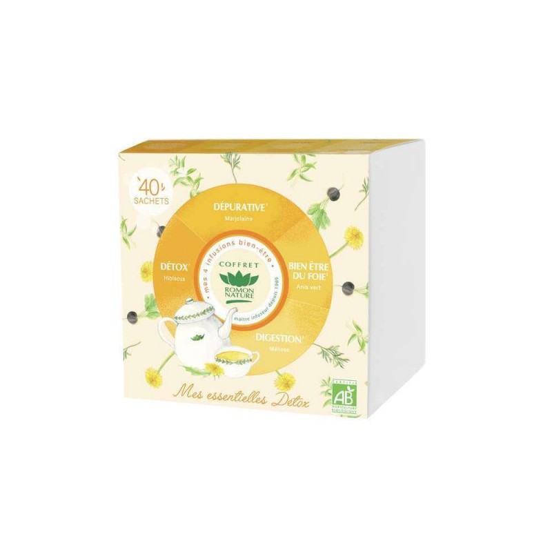 Coffret Détox Bio 40 Sachets