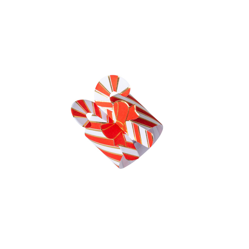 8 ronds de serviette Tradi sucre d'orge - 22x4cm