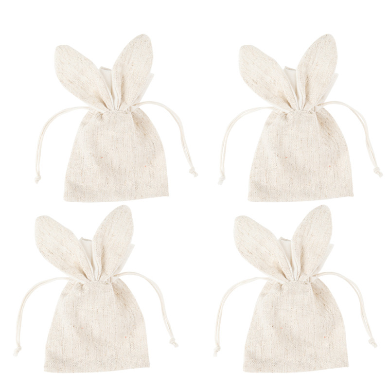 Petits pochons surprise polyester de Pâques Lapino