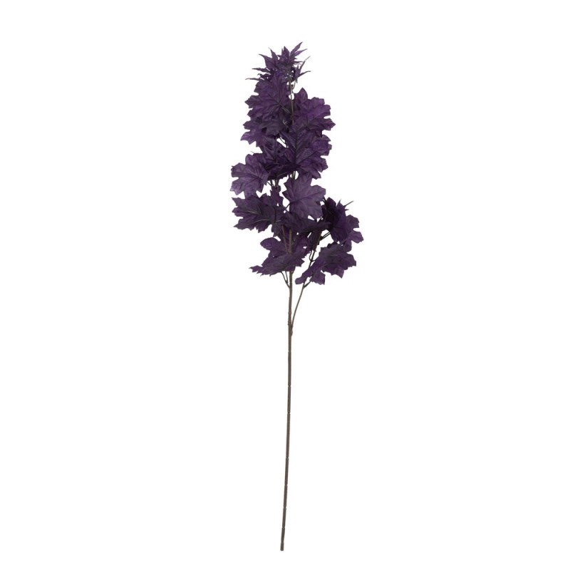 Branche de feuilles d'érable artificielles, colori
