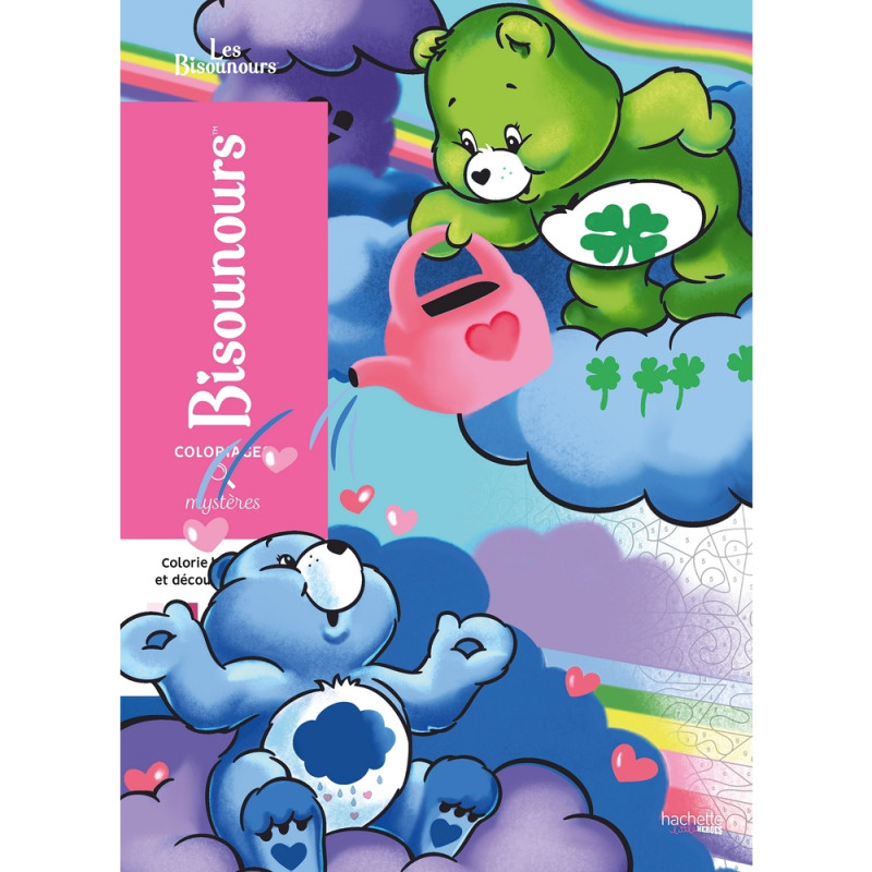 50 coloriages mystères, thème Bisounours