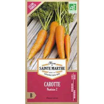 Graines de carotte Potagère nantaise amél. 3 race