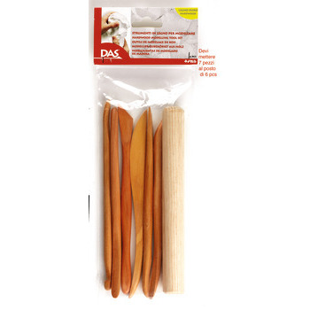 Ebauchoirs bois x6 + 1 rouleau bois DAS