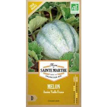 Graines de melon ancien vieille France Bio en sach