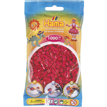 Sachet 1000 perles Midi: lie de vin