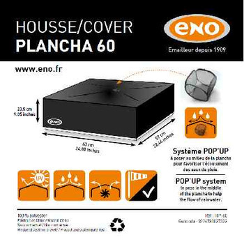 Housse plancha : polyester l.60cm