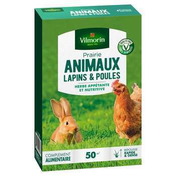 Prairie animaux lapins & poules