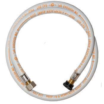 Tuyau flexible souple à visser gaz propane/butane