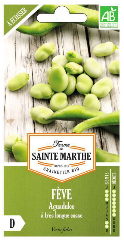Feve Aguadulce Long Cosse Bio Boite 80 g