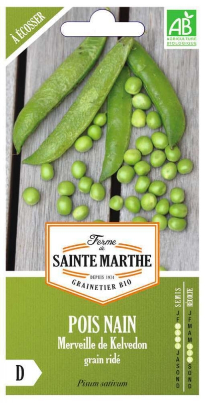 Graines de Pois Nain Kelvedon