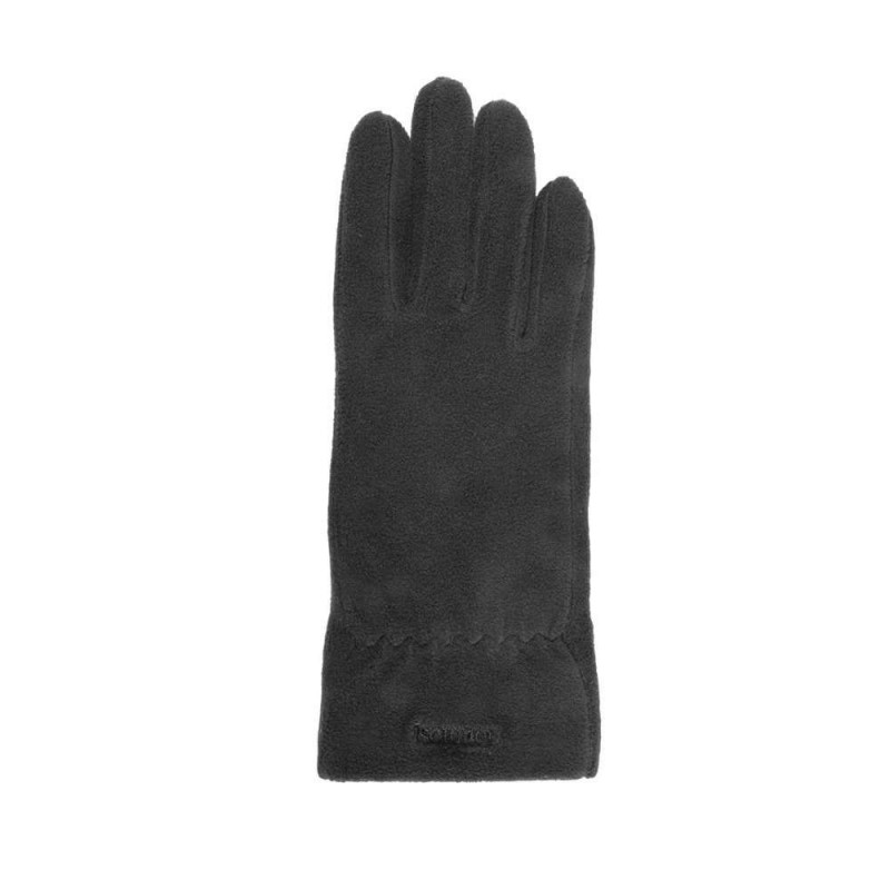 Gants femme : polaire noir taille unique