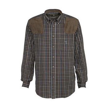 Chemise Chasse Sologne, marron : XXL