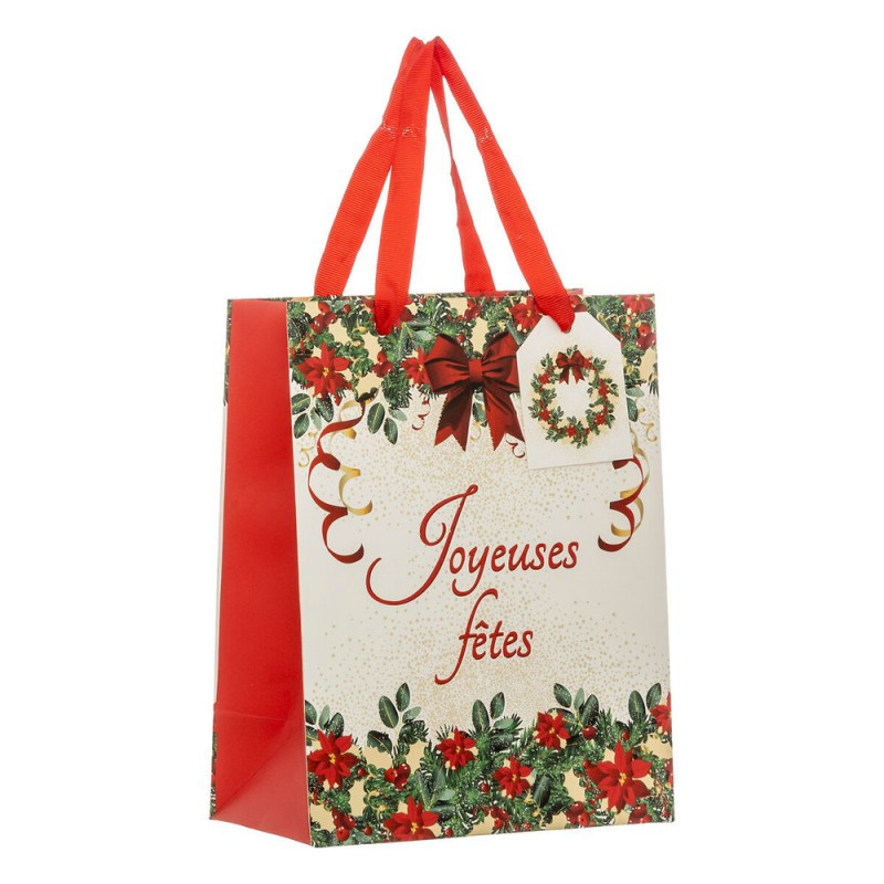 Sac cadeau 'Dream, joyeuses fêtes' - petit modèle