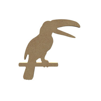 Toucan en médium : à décorer