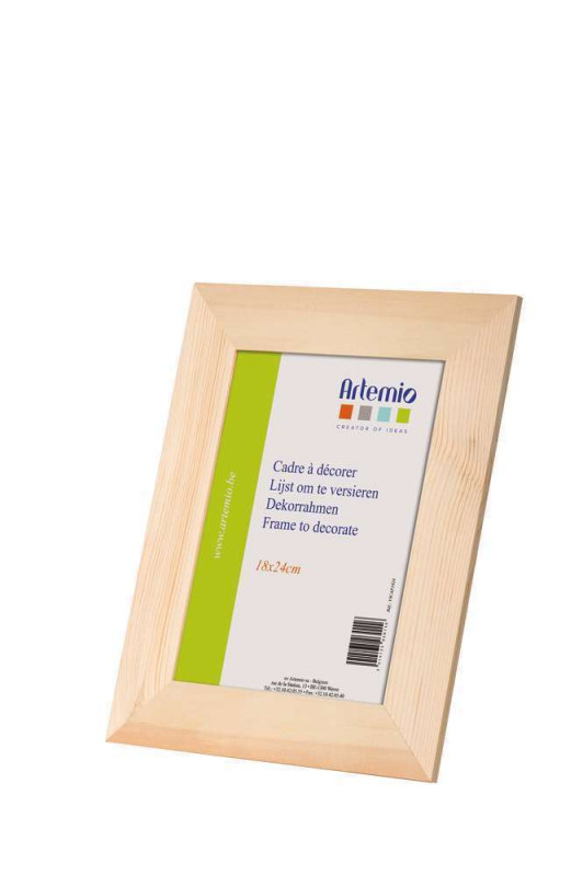 Cadre en bois plat à décorer - 18x24cm