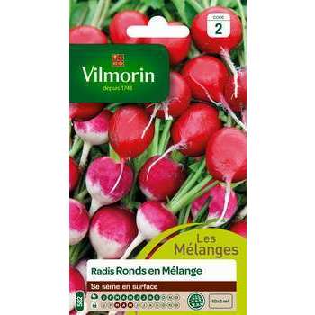 Graines de radis rond'en melange en sachet