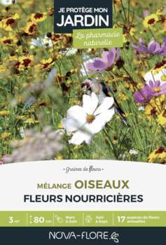Mélange fleuri  Oiseaux annuelles 16 g - En boite