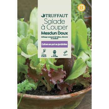 Graines de Mesclum doux sans roquette en sachet