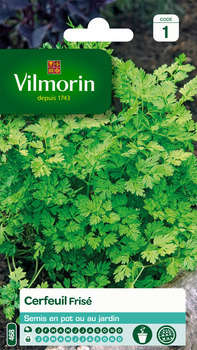 Graines de cerfeuil frisé en sachet