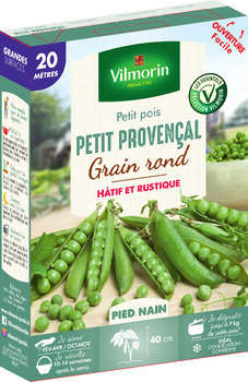 Graines de pois nain à Grain Rond'Petit Provencal