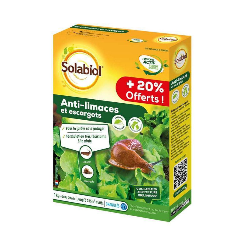Anti-limaces et escargots - 1200g