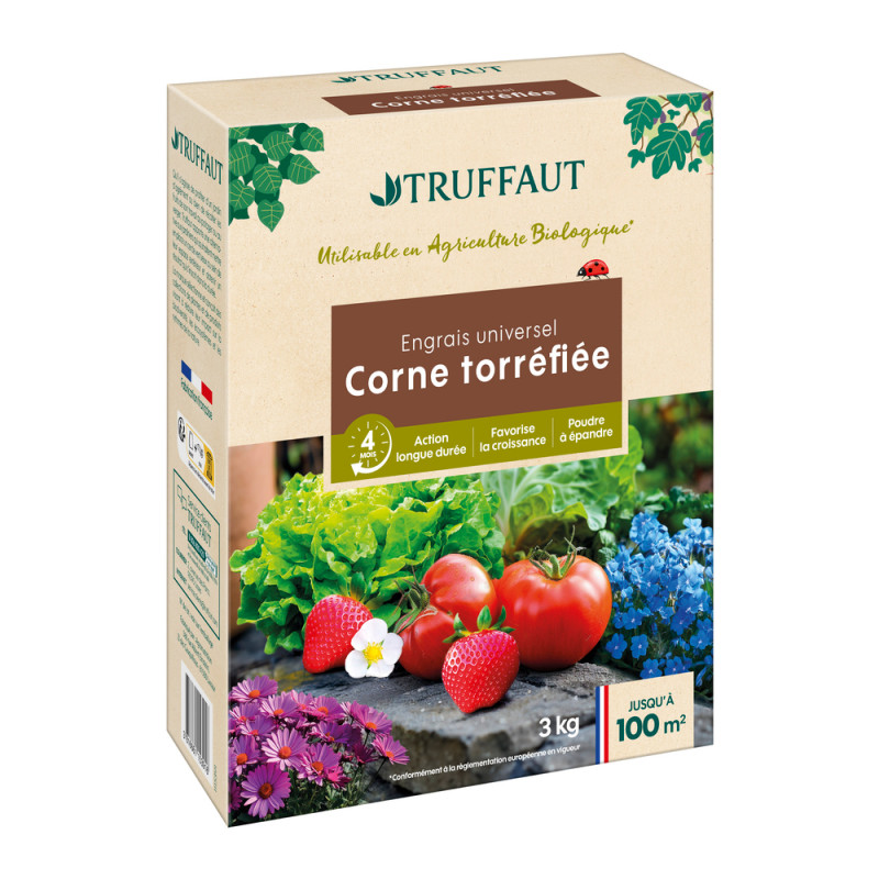Engrais universel corne torréfiée - 3Kg