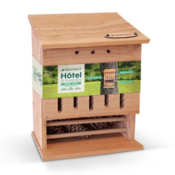 Hôtel à insectes, en bois Douglas: Tour 3 étages L