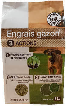 Engrais Gazon 3 en 1