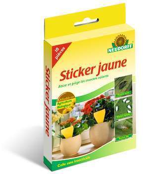 Sticker jaune 10 pièges