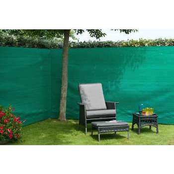 Natte brise-vue : HDPE, vert, 1,2x5m