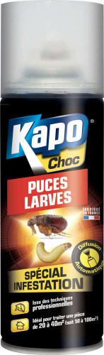 Aérosol contre puces et larves, diffusion automati