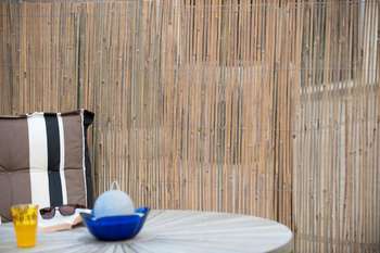 Canisse naturelle en bambous fendus - 1,5 x 5 m