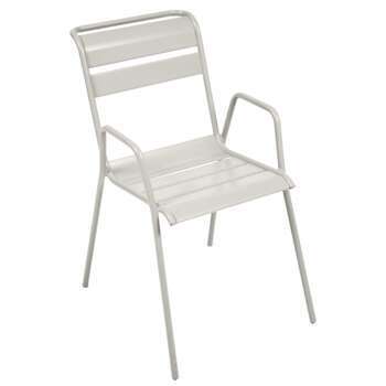 Fauteuil de jardin Bridge MONCEAU gris argile en a