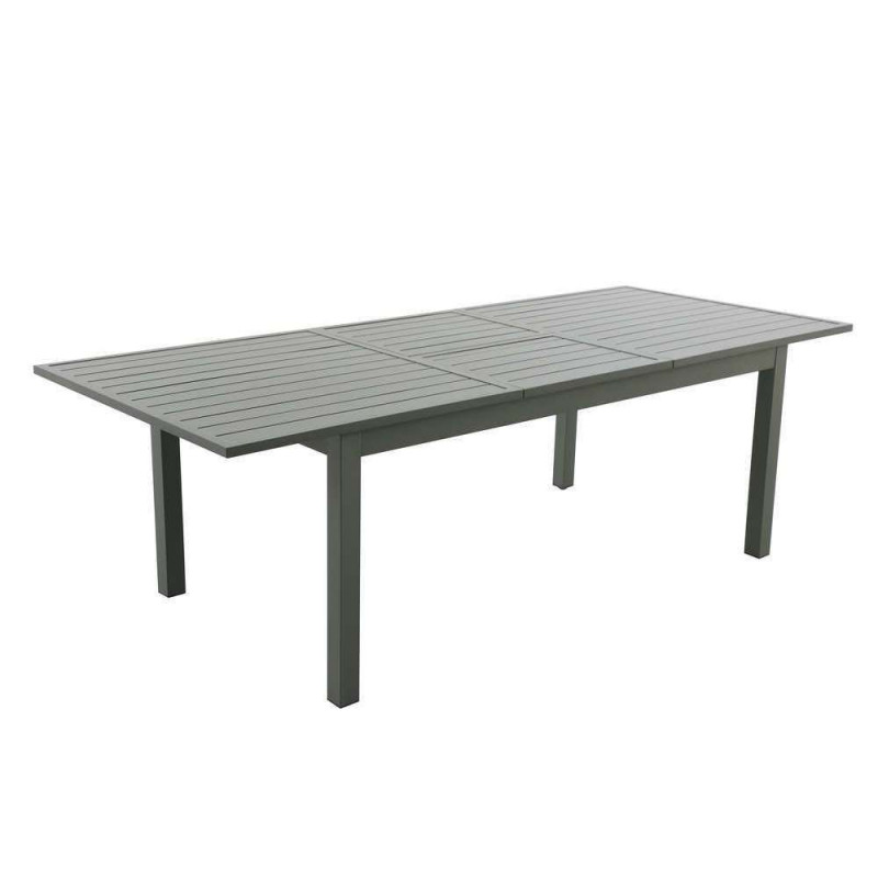 Table aluminium ATLAS 180/240 vert amande