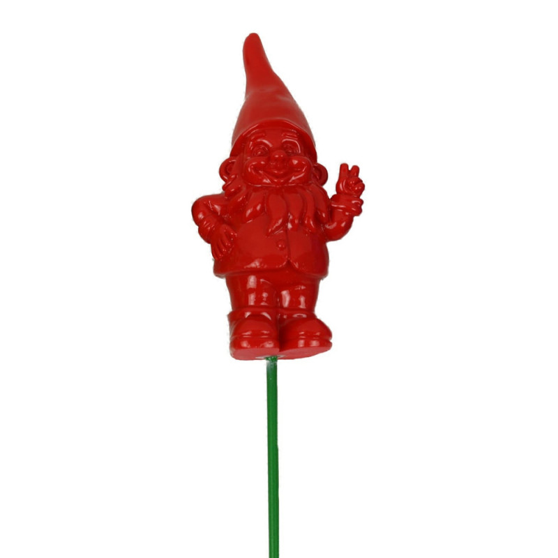 Décoration à piquer : nain pop sur pic en polyrési