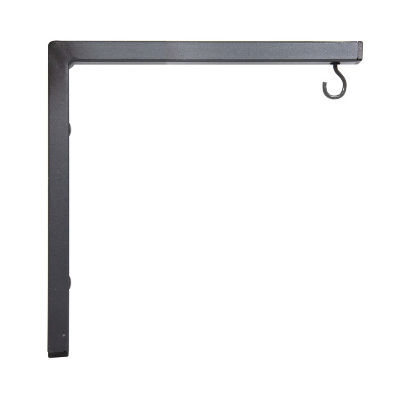 Potence tube carré Moderne en acier anthracite - 3