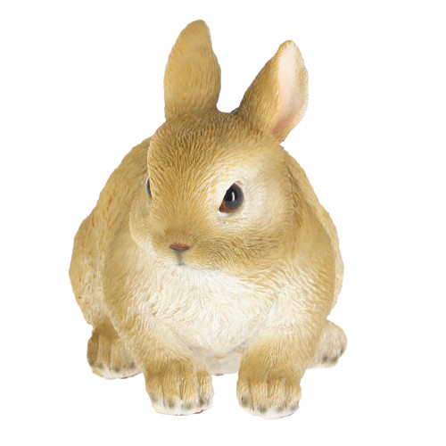 Lapin nain en résine, vente à l'unité - L. 14,2xl.