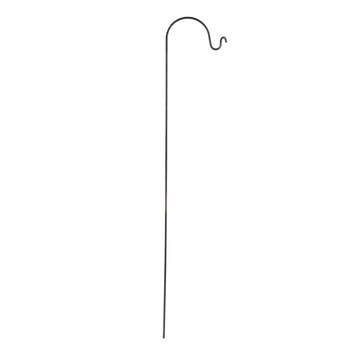 Crochet à planter : métal époxy, h.100cm