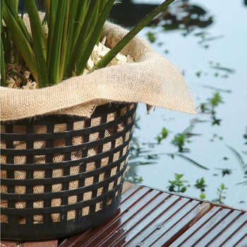 Toile de jute pour panier : 60 x 60 cm