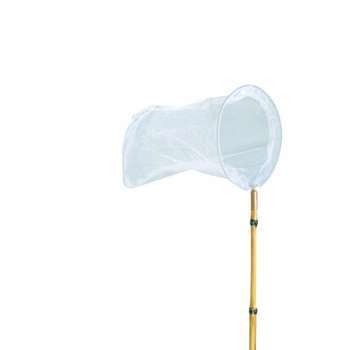 Epuisette à mailles larges Ø 3mm et manche en bamb