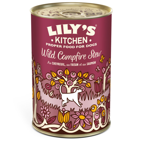 Pâtée pour chien : Wild Campfire Stew, gibier, fai