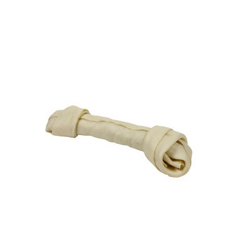 Friandise chien os noué blanc : 16 cm x 1