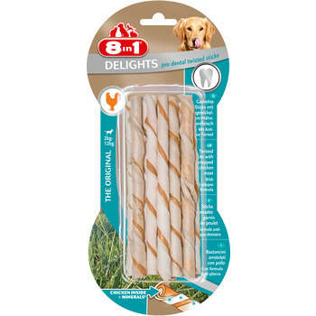 Sticks torsadés anti-plaque: poulet 10 pièces