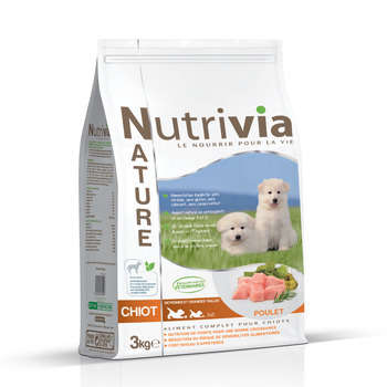 Aliments complet chiot Nutrivia: 3kg