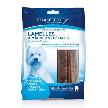 Lamelles à macher chiots/petits chiens: 120g