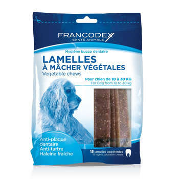 Lamelles à macher pour chiens : 350g