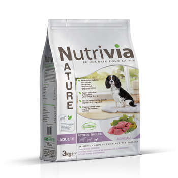 Nutrivia nature chiens : agneau 3kg