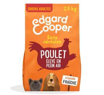 Croquettes pour chien, poulet, 2.5 kg